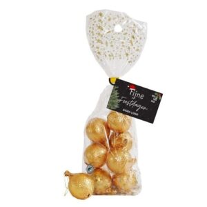 chocolade kerstballen met logo tekst