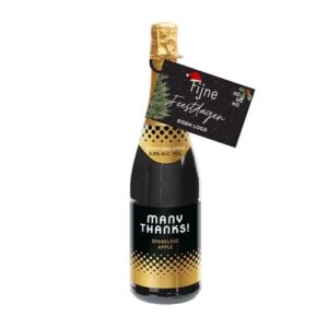 many thanks sparkeling apple 0 0 met logo tekst