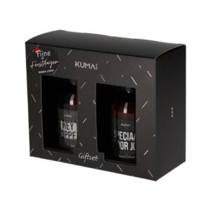 giftset zwart met logo tekst