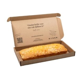 brievenbus amandelcake