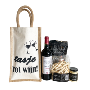 relatiegeschenk tasje vol wijn