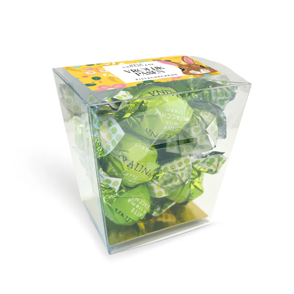 Paas Conische Cube Bonbom Latte Pistacchio