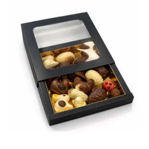 Paaschocolade assorti schuifdoosje 200g