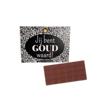 Chocoladereep Goud Waard 100g