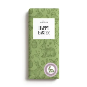 Happy Easter (groen) chocoladereep 100g