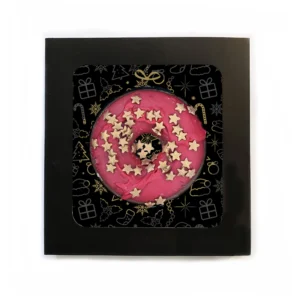 donut melkchocolade kerstbal