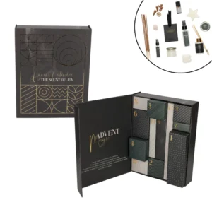 kerst adventskalendar zwart