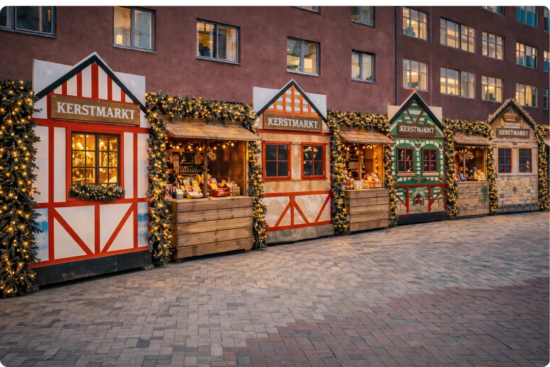 Kerstmarkt op locatie