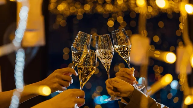 Sfeerimpressie van een nieuwjaarsborrel